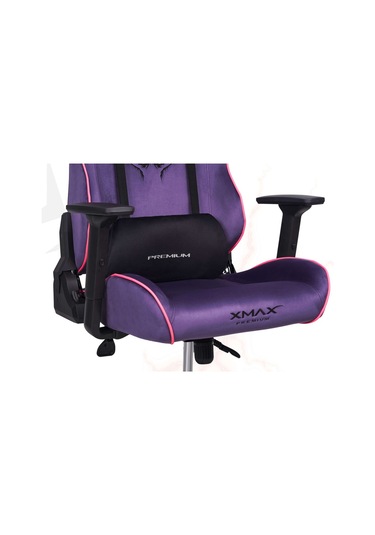 Rio Plus Balerion Terletmez Kadife Kumaş Mor Gaming Oyuncu Koltuğu -11 Mor