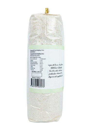OG natural Organik Tam Buğday Unu 800 G