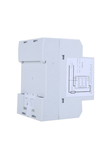 Yifomall Çift Gösterge Led Voltmetre Ampermetre Ac 80-300v 0.2-99.9a Din Ray Montaj