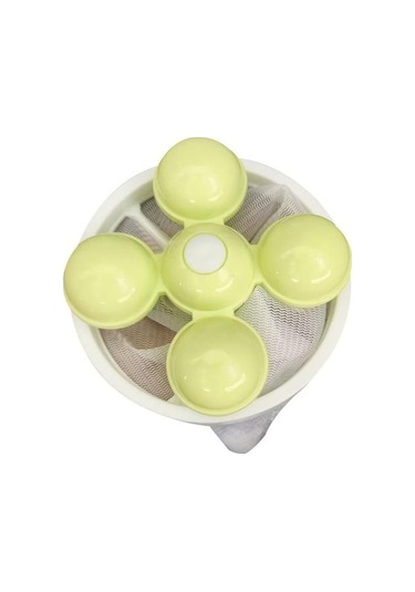 Novahub Açık Yeşil Yıkayıcı Lint Catcher Örgü Çanta İle Yeniden Kullanılabilir Aşınmaya Dayanıklı Çamaşır Makinesi Pet Saç Çıkarıcı Çamaşır Topu Temizleme Aracı Açık Yeşil