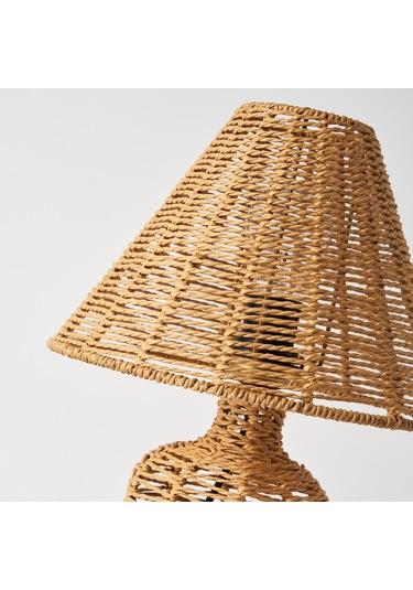 Mateo İpli Rattan Hasır Abajur Diğer