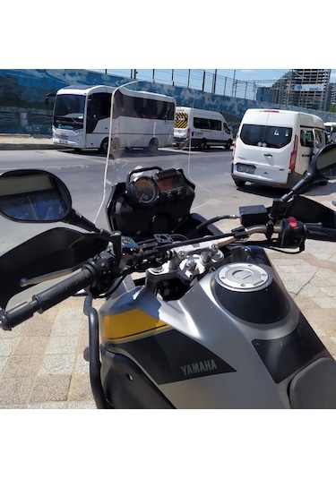Yamaha Tenere Xtz660 Uzun Ön Cam Şeffaf Zeus 50 CM 4 MM