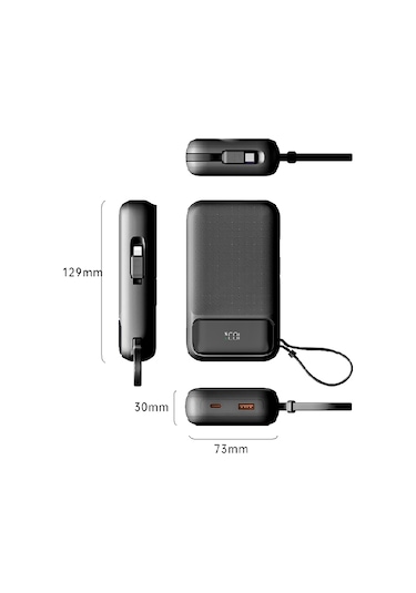 Linktech Wp28 Premium 20000 Mah 15w Kablosuz Şarj Powerbank