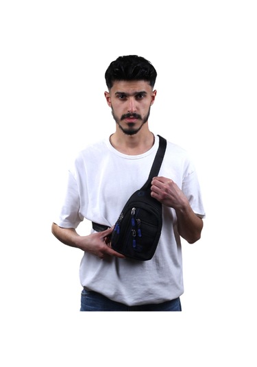Seventeen 4924 Erkek Kanvas Body Bag Çapraz Çanta Renksiz
