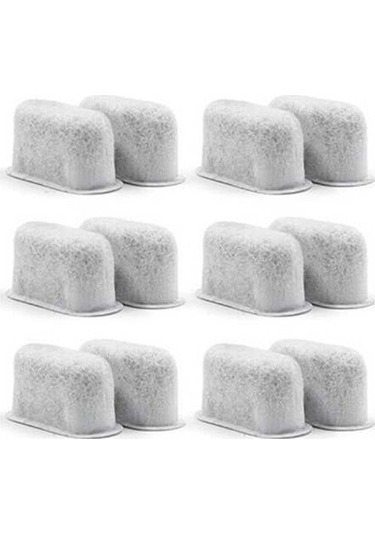 Ulzyvf Keurig Kahve Makinesi İçin 12'li Aktif Karbonlu Su Filtresi Paketi Beyaz Beyaz