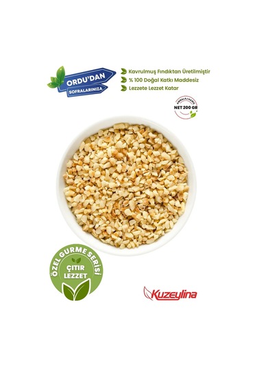 Pirinç Fındık İçi 200 Gram - Kıyılmış Fındık 200 G
