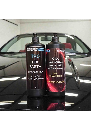 Trendwax 2li Set Tek Pasta Ve Koruyucu Cila Wax 1 Litre
