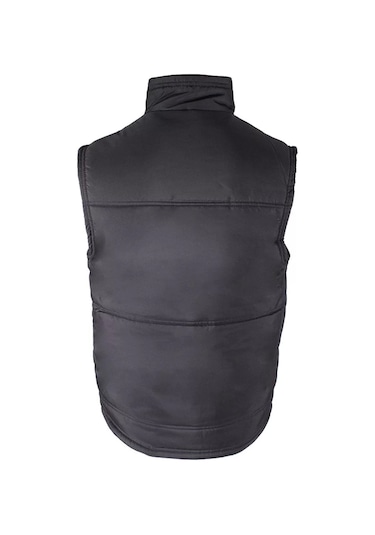 Kışlık Polar Astarlı Yelek İş Güvenliği Ve Outdoor İçi Micro Konforlu Fonksiyonel Tasarım Siyah