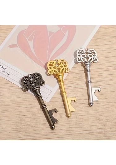 Primepickings 1 Adet Vintage Taç Desenli Anahtarlık Pencere Açacağı Bakır Ev Barı Aksesuarı Bakır