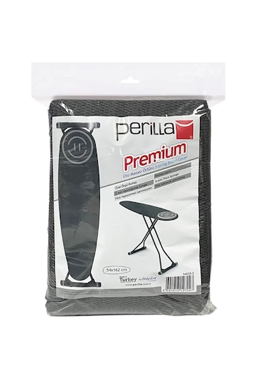 Premium Extra Süngerli Ütü Masası Kılıfı - Antrasit 54 162