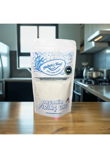 Organik Pirinç Unu 300gr Pestisit Analizli Organik Sertifikalı