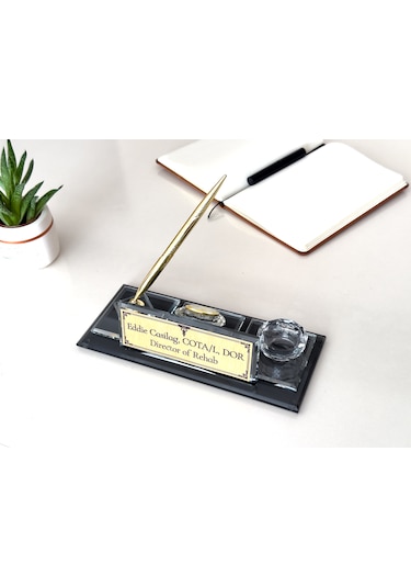 Ofis Makam Büro Hediyesi, Cam Masa İsimliği
