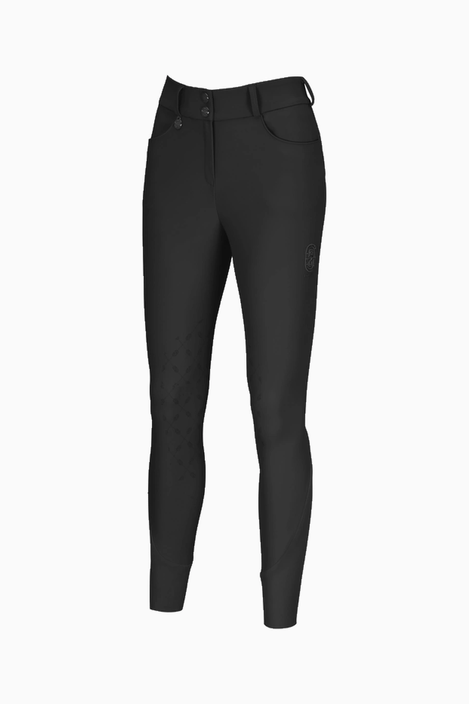 Pikeur Ceelina 4523 Griptec Knee Ss26 Lüks Kadın Binici Taytı Siyah
