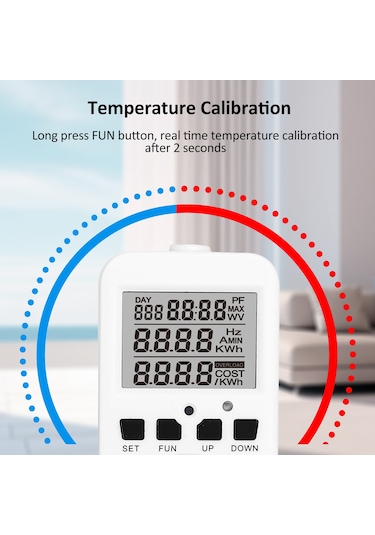 Teltree Tc01 Sıcaklık Kontrolcü, 230v 16a, Akvaryum/soğutucu/evcil Hayvan/ısıtıcı İçin, Dış Sensörlü, Açma-kapatma Ayarı, Avrupa Standartı Beyaz