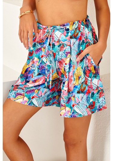 Uv Korumalı Kadın Havuz Deniz Şort Mayo 4408 Mint Mint