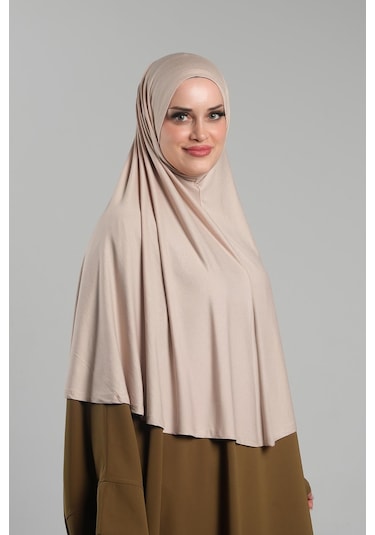 Vizon Pratik Hazır Geçmeli Tesettür Eşarp Viskon Pratik Namaz Örtüsü 2201 10