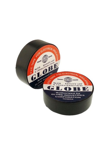Globe İzole Elektrik Bandı Siyah 10 Adet