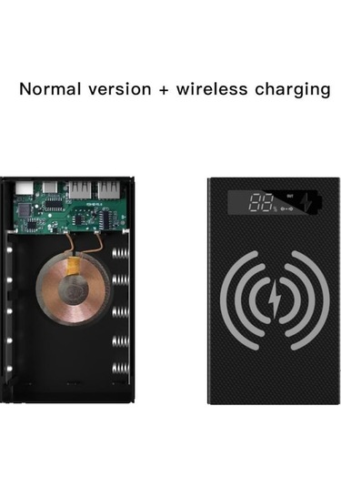 Novahub Beyaz Cx5 Taşınabilir Güç Kaynağı Kılıfı 5x18650 Şarj Cihazı Hızlı Şarj Power Bankası 13.5x8x2.3 Cm Beyaz