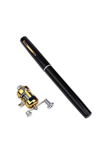 Novahub Mini Portatif Alüminyum Olta Kamışı - 1 Metre, Pratik, Dayanıklı, Buz & Köprü Balıkçılığı İçin İdeal