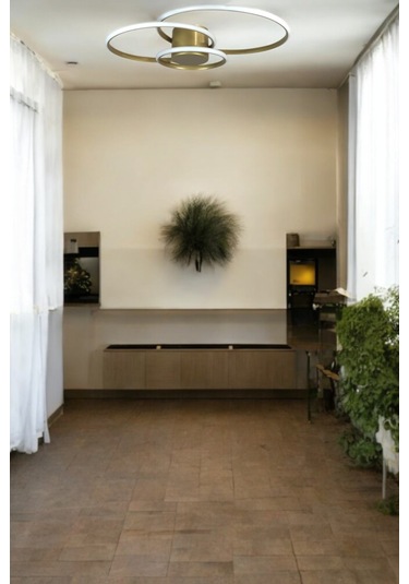 Sole Eskitme Renk Salon - Mutfak - Hol Beyaz Led 3 Lü Avize Eskitme