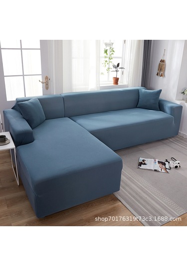 Yifomall Mavi İki Kişilik Koltuk Kılıfı 140-185cm - Tam Kaplama, Lastikli, Kaymazsız Kumaş Ev Dekorasyon Aleti DiğER