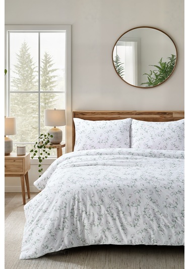 Almira Cotton Feel Nevresim Takımı Tek Kişilik Beyaz