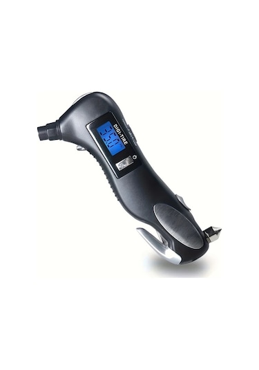 Boatshop1 1 Adet Siyah Kompakt 5 İn 1 Dijital Lastik Basınç Ölçer 246 Psı Çoklu Birim Dönüşümü Abs Arabalar Kamyonlar Bisikletler İçin