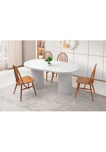 Rustica Classic Ahşap Yemek Sandalyesi Natürel