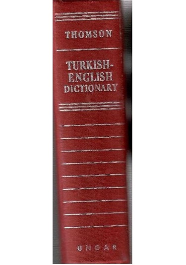 Thomson - Turkish - English Dictionary