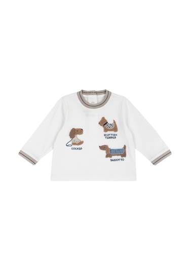 Chicco Uzun Kollu Tişört 09100489000000 000030 Beyaz