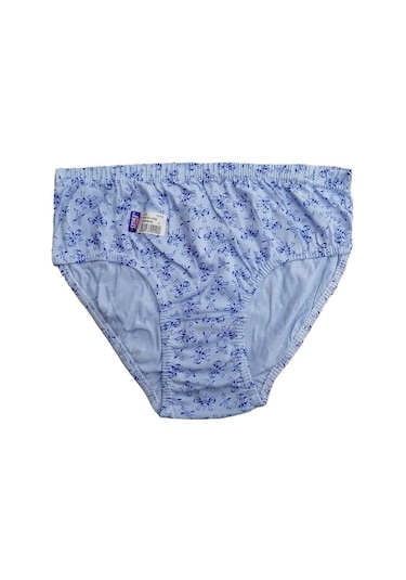 12 Adet Sedef Yıldız Bayan Desenli Empirme Külot 1023 Çok Renkli