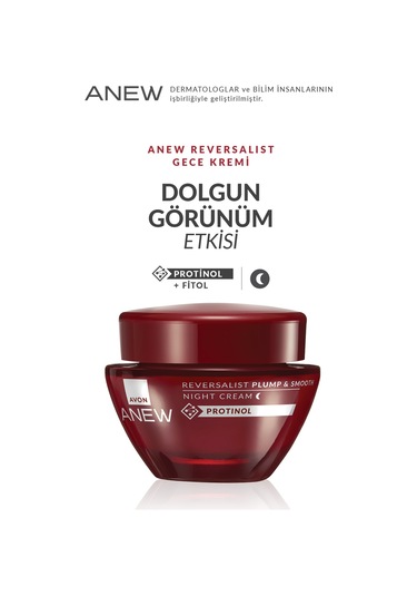 Avon Anew Reversalist Plump & Smooth Gece Kremi 3 x 50 ML