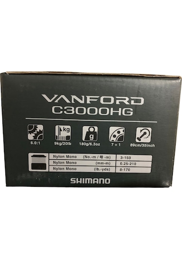 Shimano Vanford C3000 Hg Spin Olta Makinesi