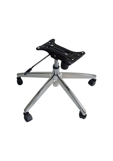 Kamusalmarket Oyun Koltuğu Yıldız Ayağı Tek Kol Mekanizma Krom Pistonlu Çap 70