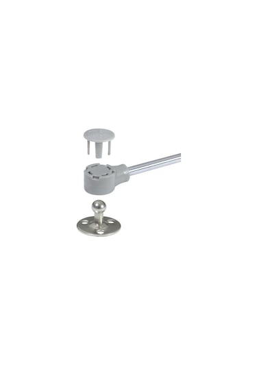 Std Dolap Amortisörü Gazlı Piston Kapak Hidroliği 80 N 27cm 2 Adet Gümüş