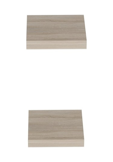 Minarmobilya Minar Gizli Tutuculu 2'Li Duvar Rafı 23 Cm - Sonomo