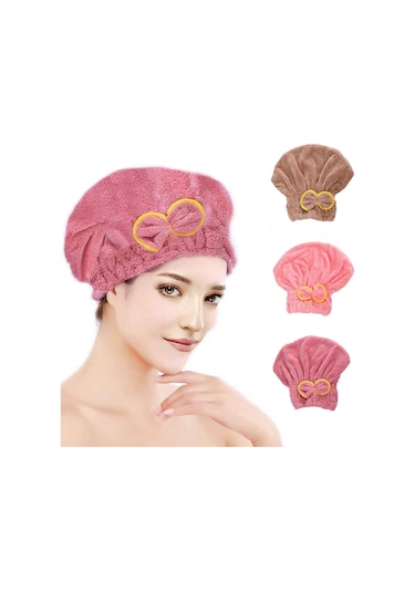 Mikrofiber Saç Bonesi Saç Kurulama Havlusu Hızlı Saç Kurutma Bone