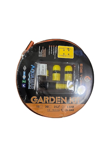 Aquamar Süper Garden Kit Bahçe Hortum Seti 20 Mt (1/2)