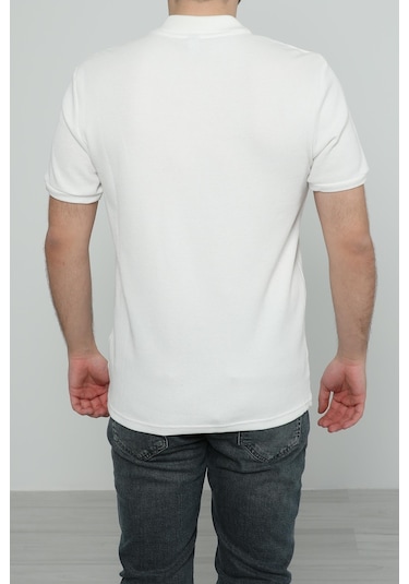 Hscstore Erkek Ekru Tişört - 8423-ekru Ekru