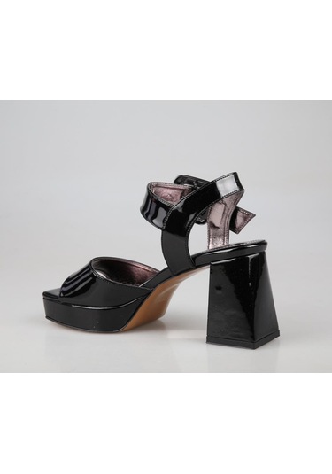 Miss Park Moda K97/1 Siyah Kadın Topuklu Ayakkabı Siyah