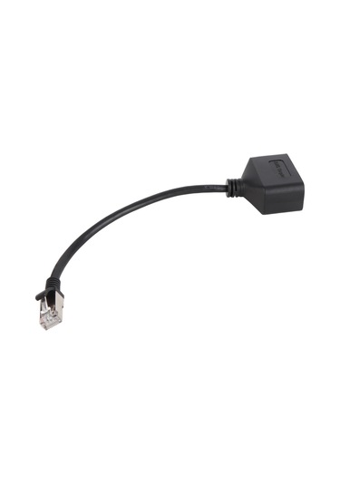 Fosenze Cat7 Rj45 Ethernet Çevirici: 1 Erkek 2 Dişi Bağlantı, Altın Kaplı Çekirdek, Ev Ve Ofis Ağları İçin Hızlı Erişim Adaptörü