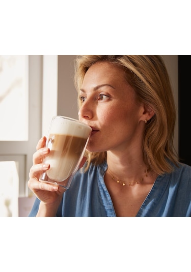 Tchibo Çift Cidarlı Latte Macchiato Bardağı, 2'li Saydam