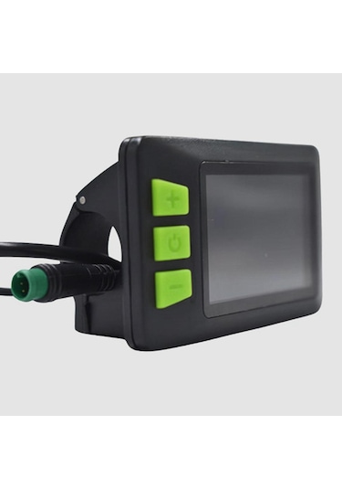 Suntek Elektrikli Bisiklet Lcd Metre P3c Ekran Ölçer 24v 36v Siyah