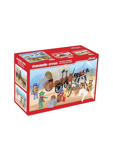 Pilsan Mini Mekanik Serisi:3 Kovboy Arabası 04003