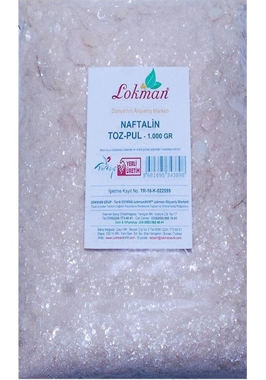 Lokman Toz Pul Naftalin 1 KG