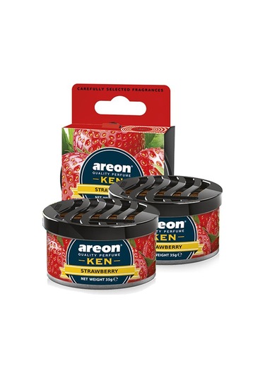 Ken Strawberry Oto Araç Bardaklık Kokusu 2 Adet