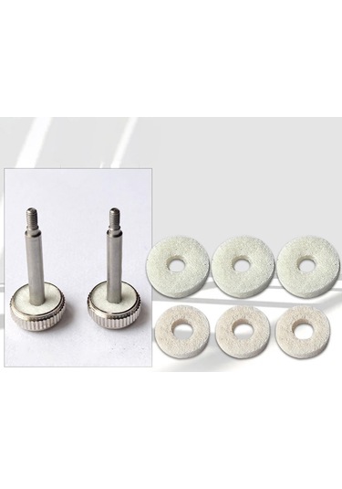 Homyl 10 Adet Parmak Düğmeleri Keçe Rondelalar, Yastık,