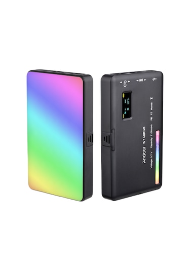 Hallow Andoer W140 RGB Led Video Işığı Siyah