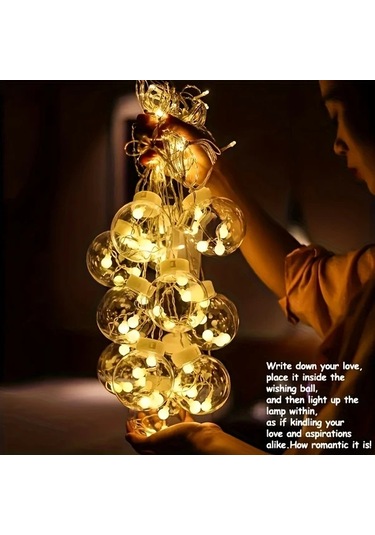 Elmpaly Ilık Işık 8 Farklı Işık Modu Dilek Topu Yeni Model Led Işık Dizisi Sıcak Ve Romantik Atmosfer Yaratır Hem İç Mekan Hem Dış Mekan Dekorasyonu İçin Dayanıklı Ve Şık Altın