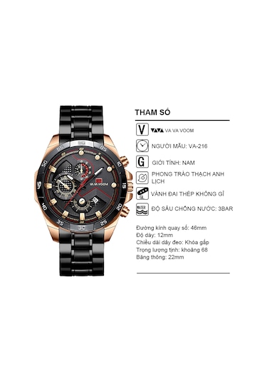 Leezsing Erkekler İçin Şık Ve Rahat 2162p-yh Model Kol Saati, 300g Ağırlık, 100x100x75mm Boyut Altın